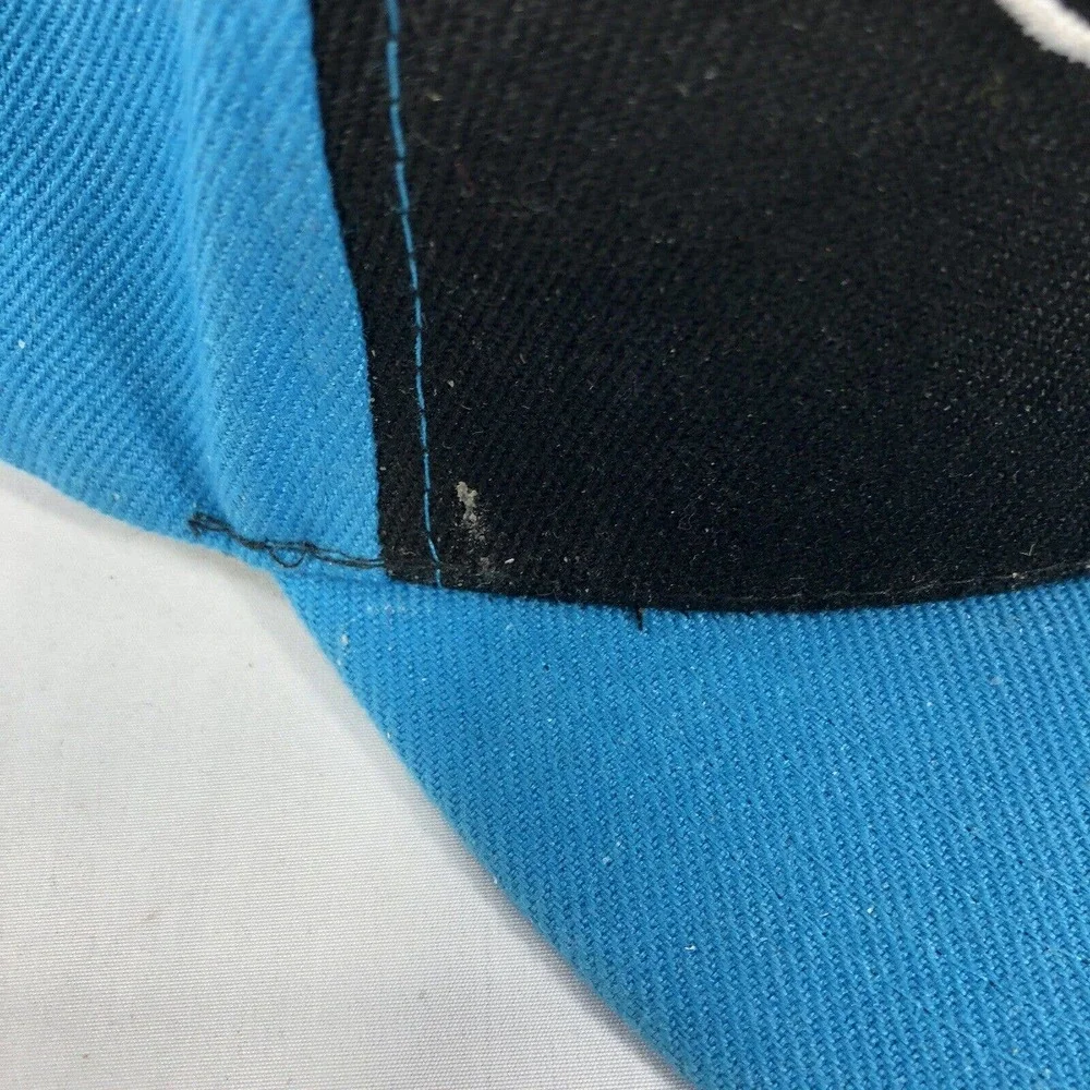 Wonder Woman Six Flags Hat Cap Souvenir Snapback Baseball Black Blue Adjustable - Picture 5 of 16